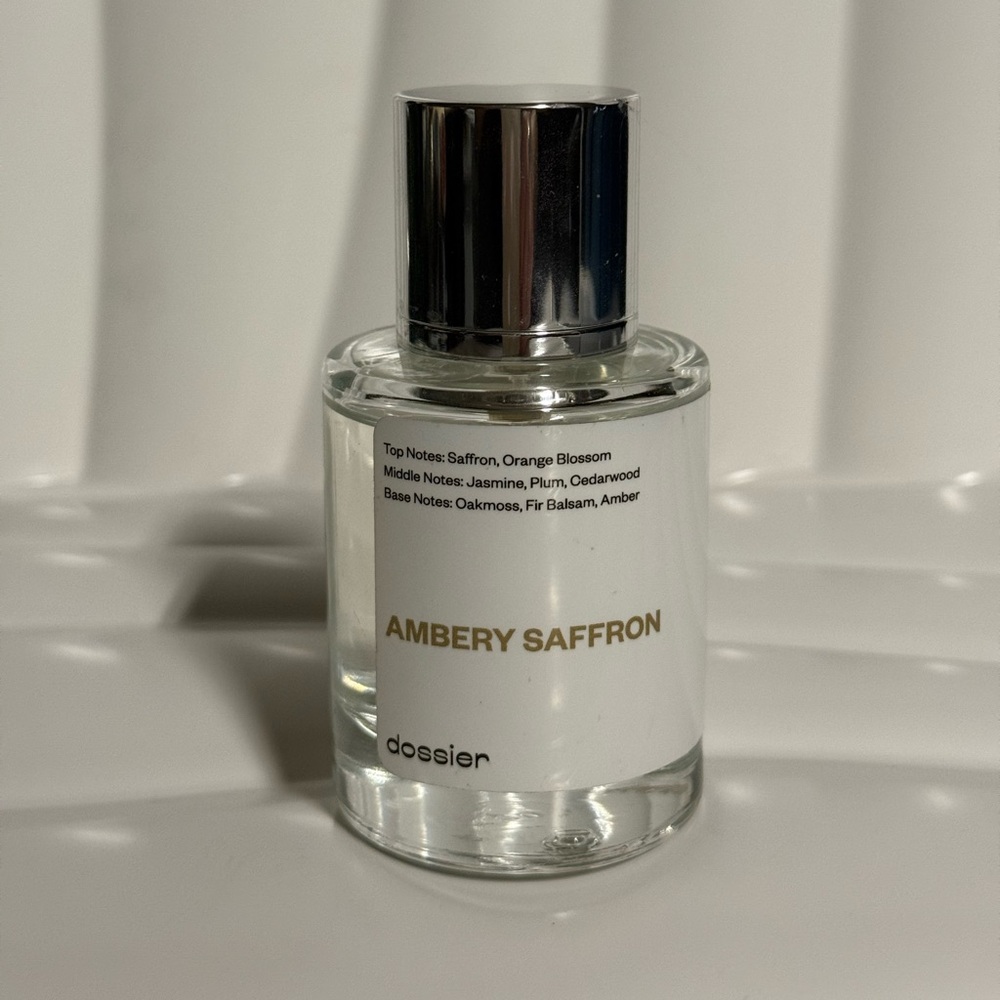 Dossier Ambery Saffron Perfume (Baccarat Rouge 540 Dupe)